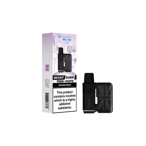 Hayati Rubik 7000 Puffs 20mg Prefilled Replacement Pods