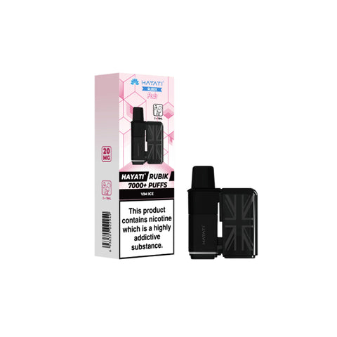 Hayati Rubik 7000 Puffs 20mg Prefilled Replacement Pods