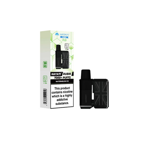 Hayati Rubik 7000 Puffs 20mg Prefilled Replacement Pods