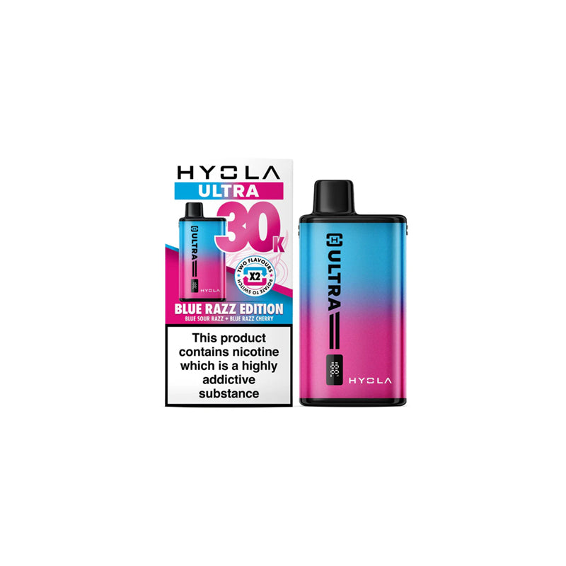 Hyola Ultra 30K Prefilled Pod Vape Kit  Blue Razz Edition