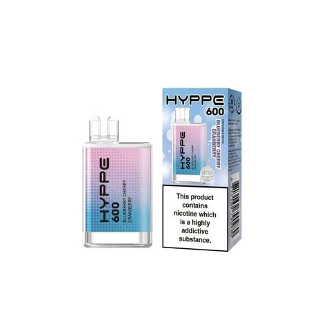 Hyppe-600-Disposable-Vape-Blueberry-Cherry-Cranberry  800 × 800px