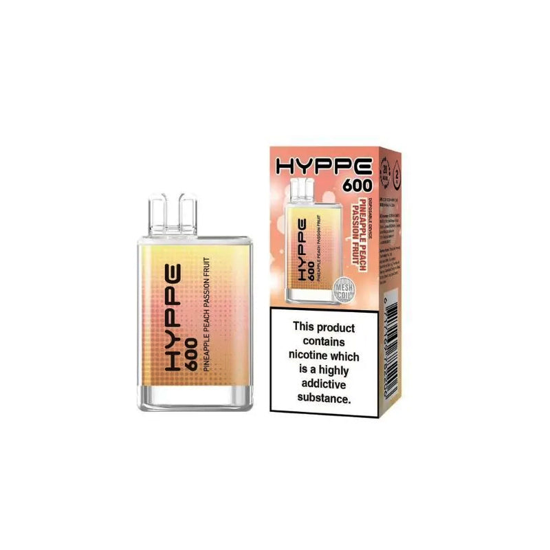 Hyppe-600-Disposable-Vape-Pineapple-Peach-Passionfruit  800 × 800px