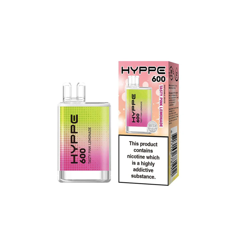 Hyppe-600-Disposable-Vape-Tasty-Pink-Lemoande  800 × 800px