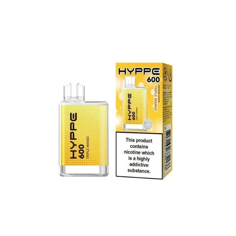 Hyppe-600-Disposable-Vape-Triple-Mango  800 × 800px