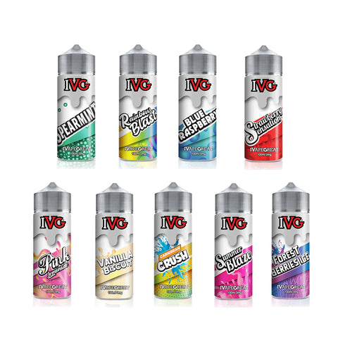 IVG Premium 100ml Nicotine Free 0mg  E liquid (Buy 4 Pay For 3)