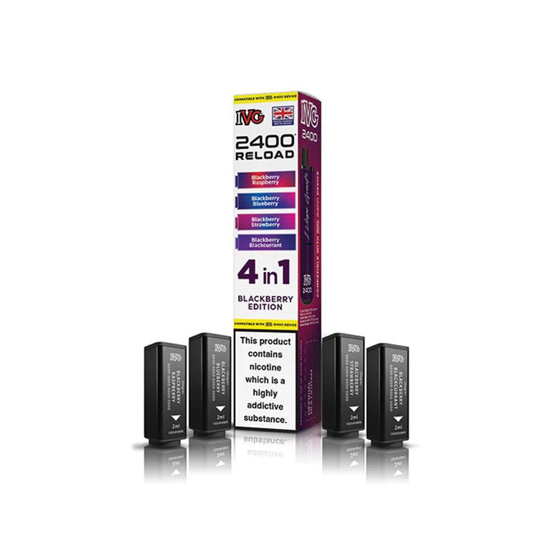 IVG-2400-4-in-1-Reload-Prefilled-Pods-Blackberry-Edition