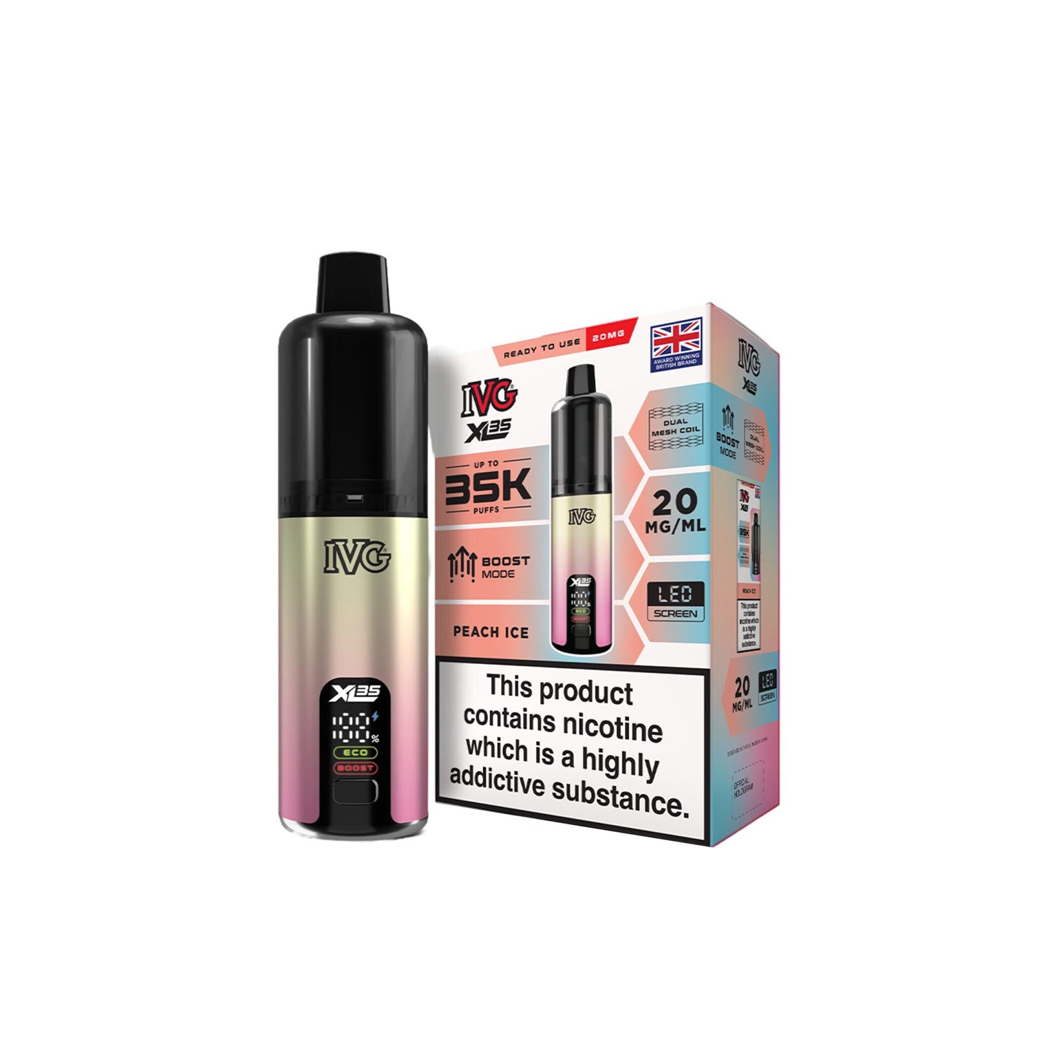IVG XL 35K Prefilled Pod Vape Kit Vape4World IVG XL 35K Prefilled Pod Vape Kit Vape4World