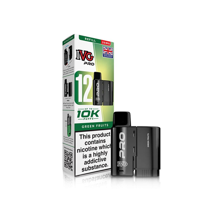 IVG-Pro-12-Prefilled-10K-Replacement-Pods-Green-Fruits
