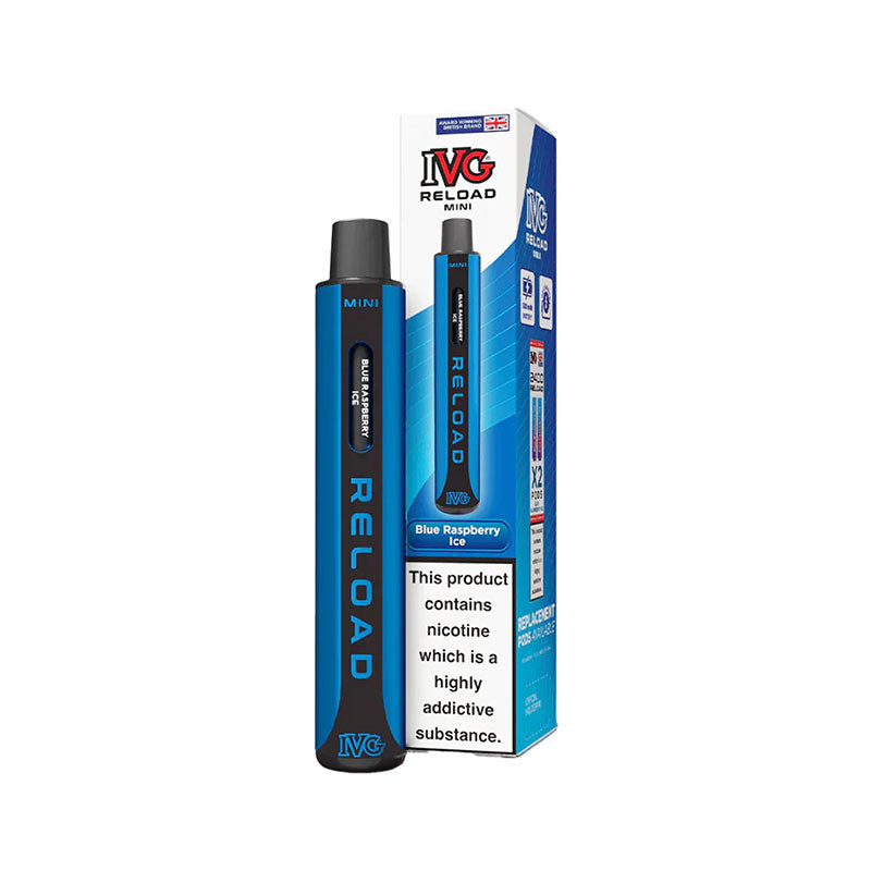 IVG Reload Mini 600 Prefilled Pod Vape Kit (Pack of 10) Vape4World IVG Reload Mini 600 Prefilled Pod Vape Kit (Pack of 10) Vape4World
