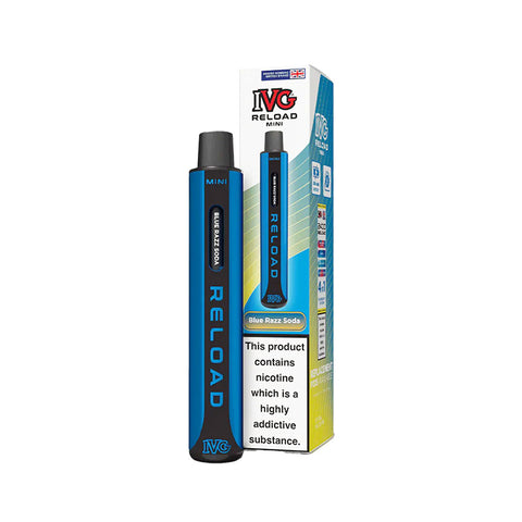 IVG Reload Mini 600 Prefilled Pod Vape Kit (Pack of 10)