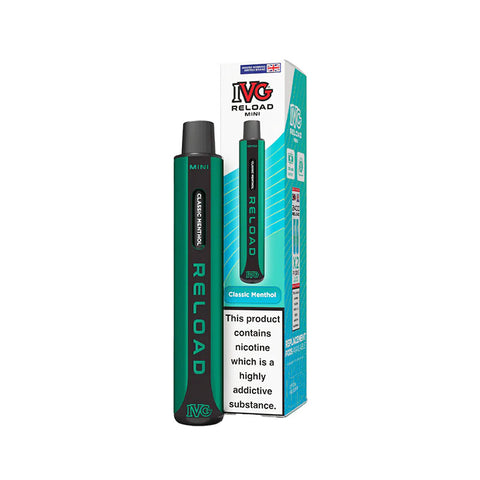 IVG Reload Mini 600 Prefilled Pod Vape Kit (Pack of 10)
