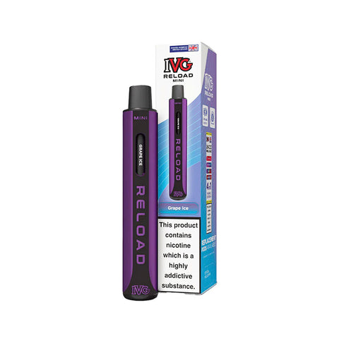 IVG Reload Mini 600 Prefilled Pod Vape Kit (Pack of 10)
