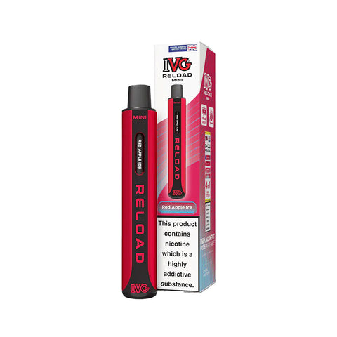IVG Reload Mini 600 Prefilled Pod Vape Kit (Pack of 10)