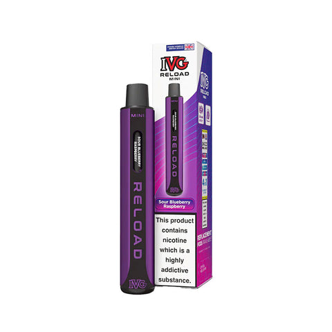IVG Reload Mini 600 Prefilled Pod Vape Kit (Pack of 10)