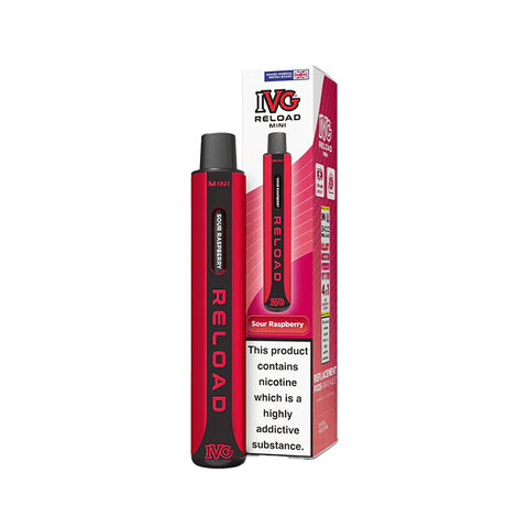 IVG Reload Mini 600 Prefilled Pod Vape Kit (Pack of 10)