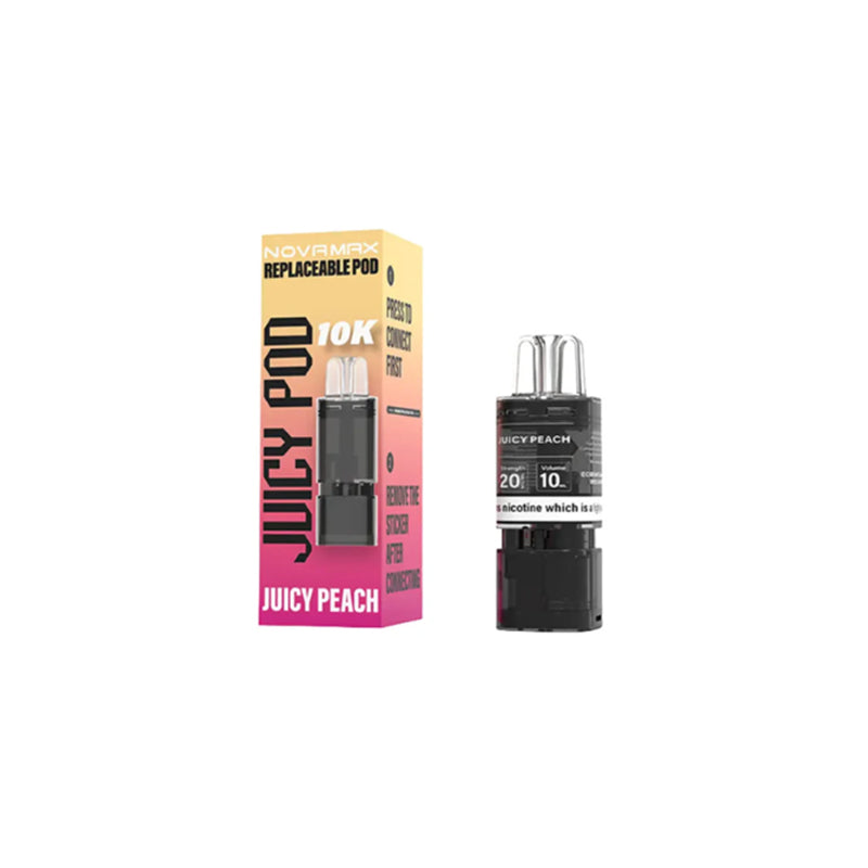 Juicy-Pod-Novamax-Prefilled-Pods-Juicy-Peach