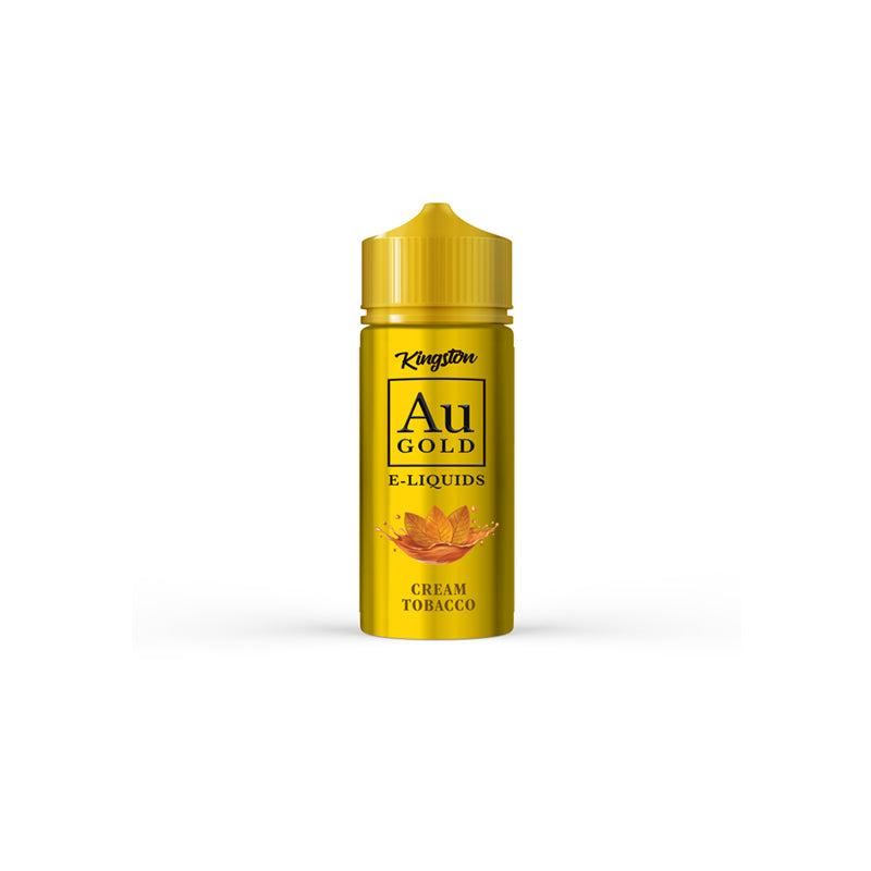 Kingston-Au-Gold-100ml-E-Liquid-Cream-Tobacco  800 × 800px