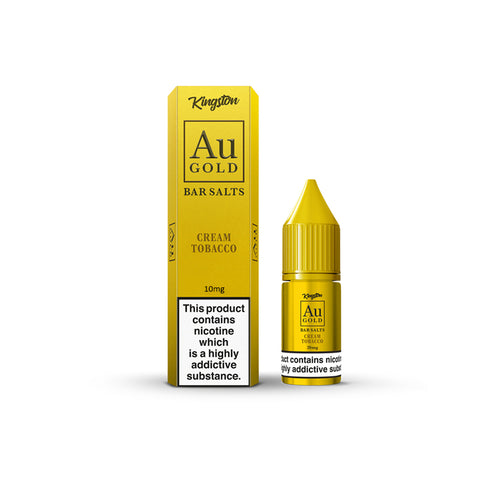 Kingston-Au-Gold-Nic-Salt-10mg-Cream-Tobacco  800 × 800px