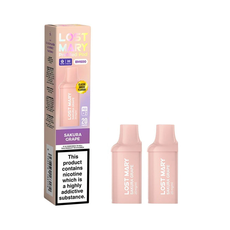 Lost-Mary-BM600-Prefilled-Replacement-Pods-Sakura-Grape