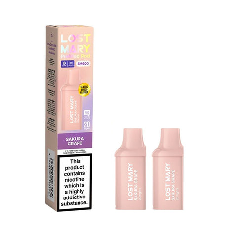 Lost-Mary-BM600-Prefilled-Replacement-Pods-Sakura-Grape