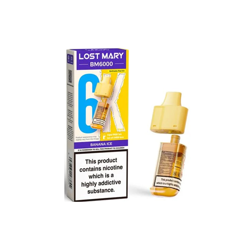 Lost Mary BM6000 Pre-filled 20mg Replacement Pods