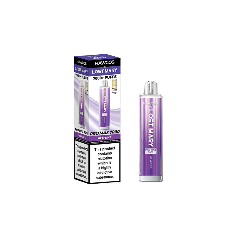 Lost Mary X Hawcos Pro Max 20mg 7000 Puffs Pre-Filled Pod Vape Kit Vape4World Lost Mary X Hawcos Pro Max 20mg 7000 Puffs Pre-Filled Pod Vape Kit Vape4World