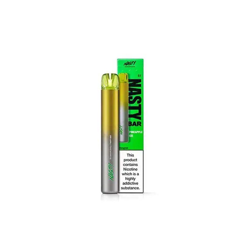 Nasty-Bar-DX2-600Puffs-Disposable-Bar-Pineapple-Ice  800 × 800px