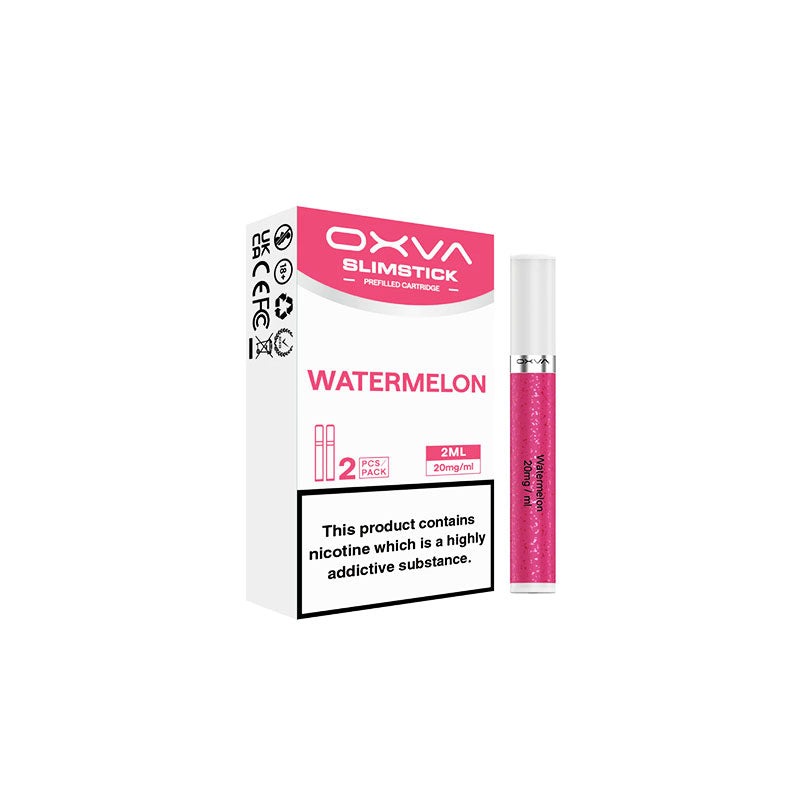 Oxva Slim Stick prefilled replacement pods with up to 600 puffs for compatible Oxva Slim Stick devices