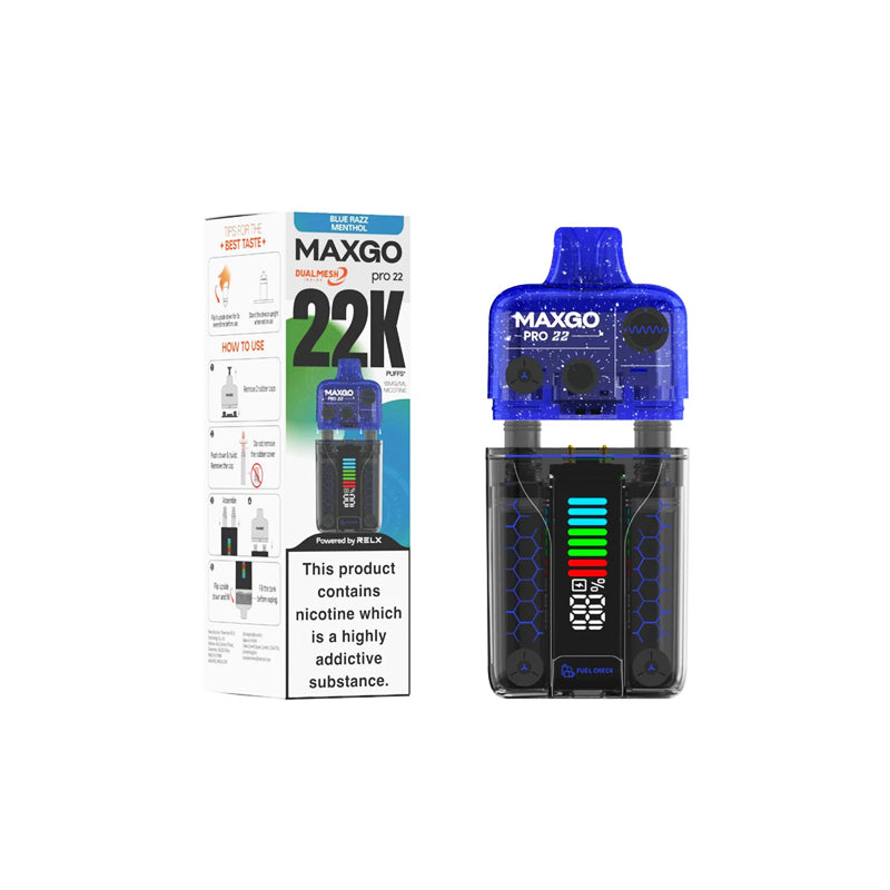 Relx-Maxgo-Pro-22-Disposable-Vape-Blue-Razz-menthol