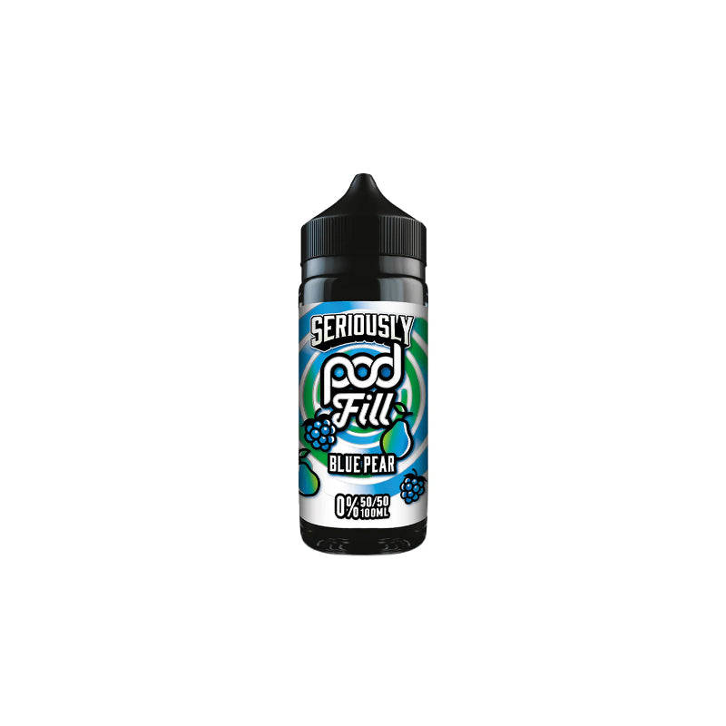 Seriously-Pod-Fill-100ml-E-Liquid-Blue-Pear  800 × 800px