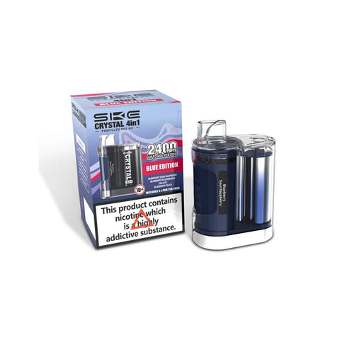 SKE Crystal 4 in 1 Prefilled  2400 Puffs Pod Vape Kit
