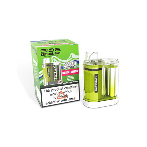 SKE Crystal 4 in 1 Prefilled  2400 Puffs Pod Vape Kit
