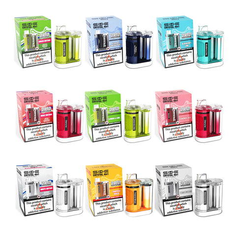 SKE Crystal 4 in 1 Prefilled  2400 Puffs Pod Vape Kit