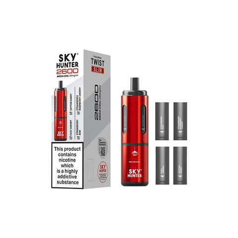 Sky-Hunter-2600-Disposable-Vape-Bar-Red  800 × 800px