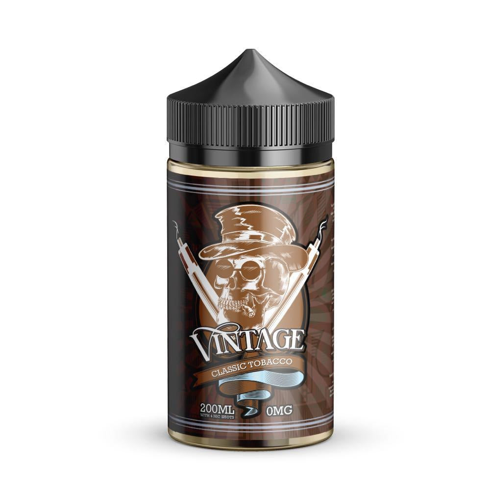 Vintage 200ml e liquid Classic Tobacco