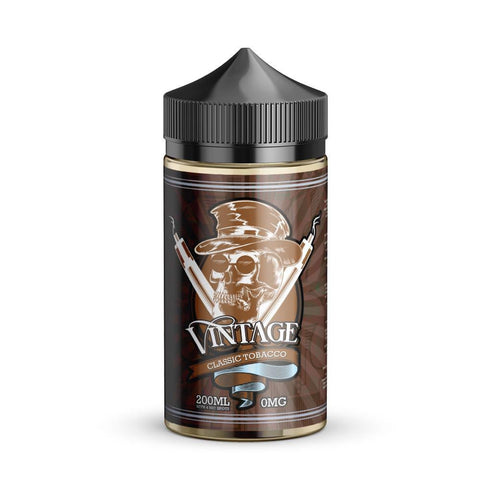 Vintage 200ml e liquid Classic Tobacco