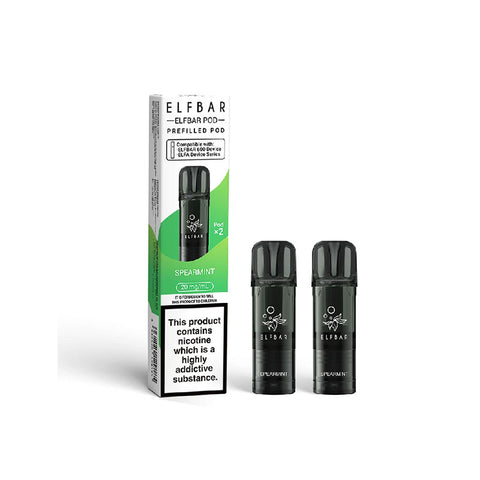 Elf Bar 600 prefilled replacement pods for compatible Elf Bar pod devices