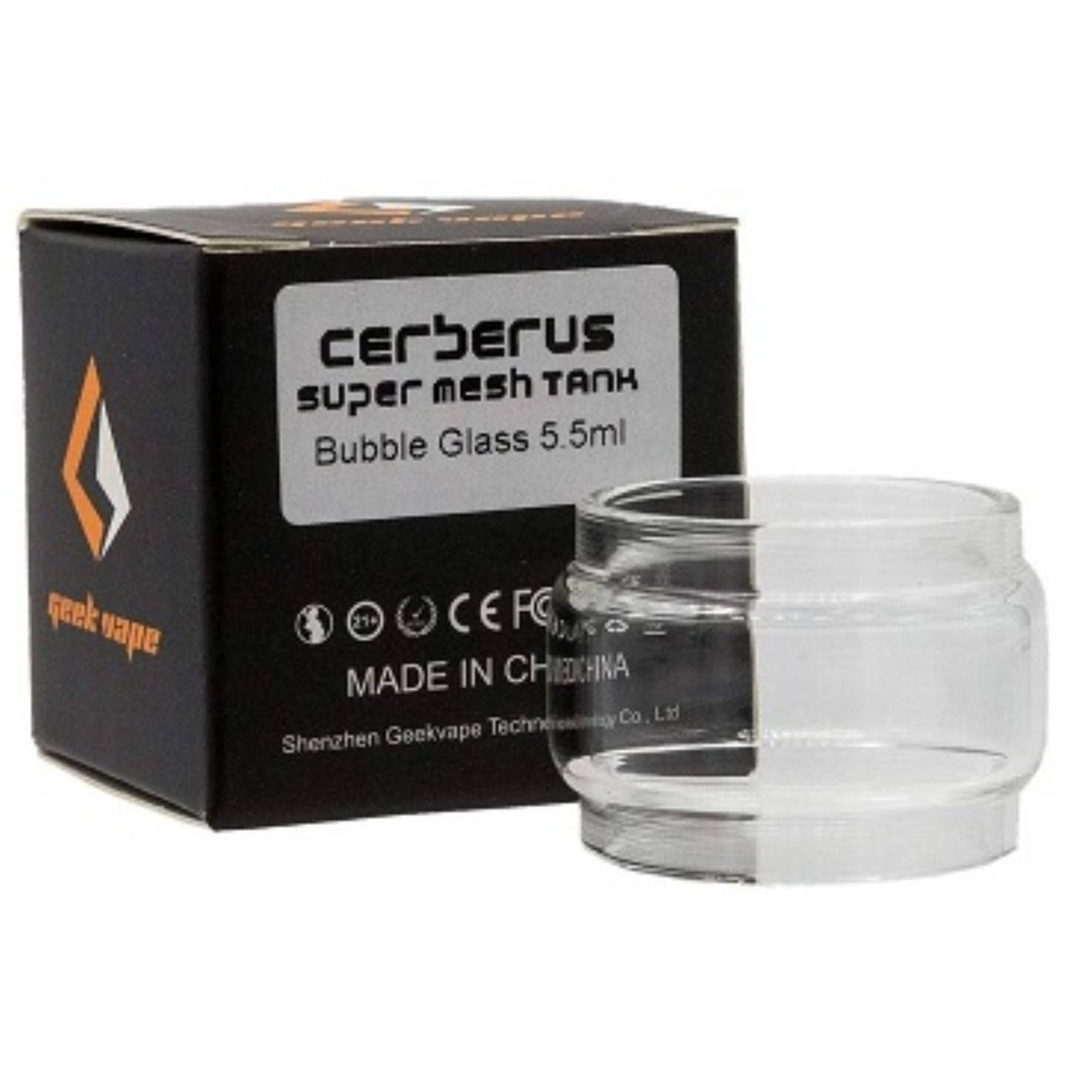 Geek Vape Cerberus Fat Boy Pyrex 5.5ml Bubble Glass.